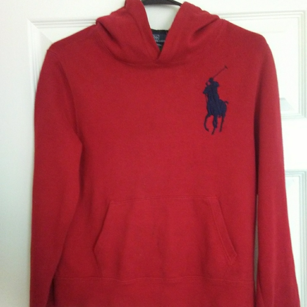 Boys medium polo sweat shirt